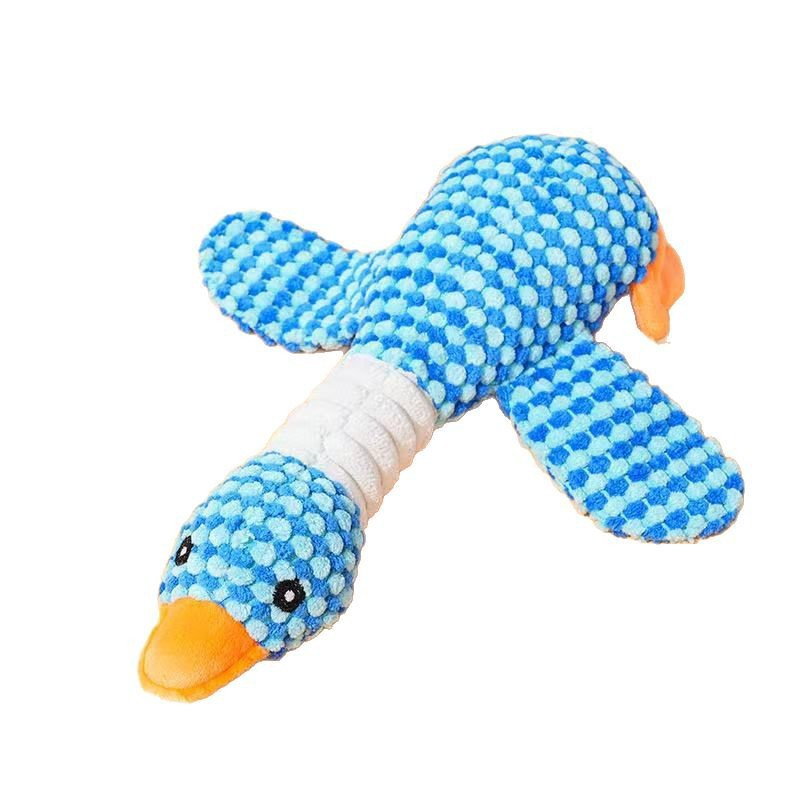 Cute Goose Dog Chew Toy – Soft, Durable & Machine Washable